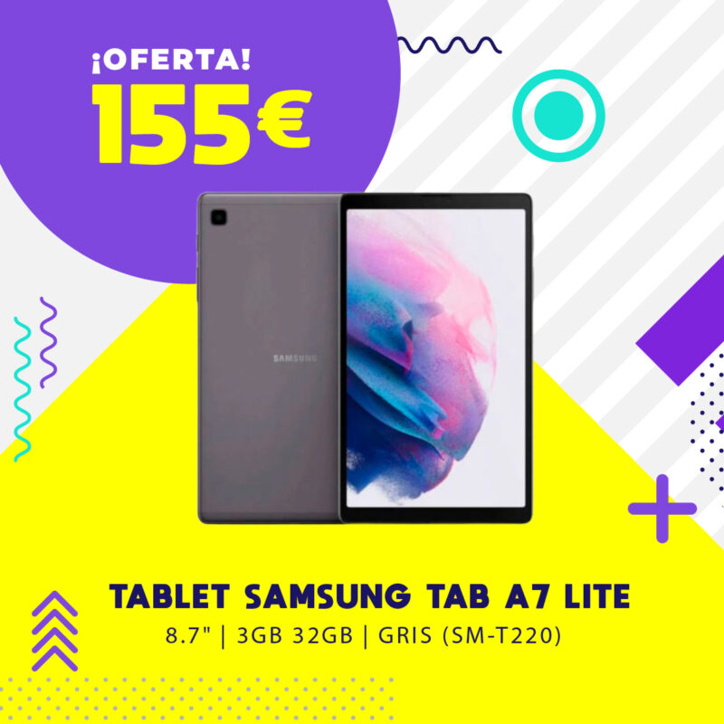 Tablet Samsung Tab A7 Lite 8.7 3Gb 32Gb Gris SM-T220
